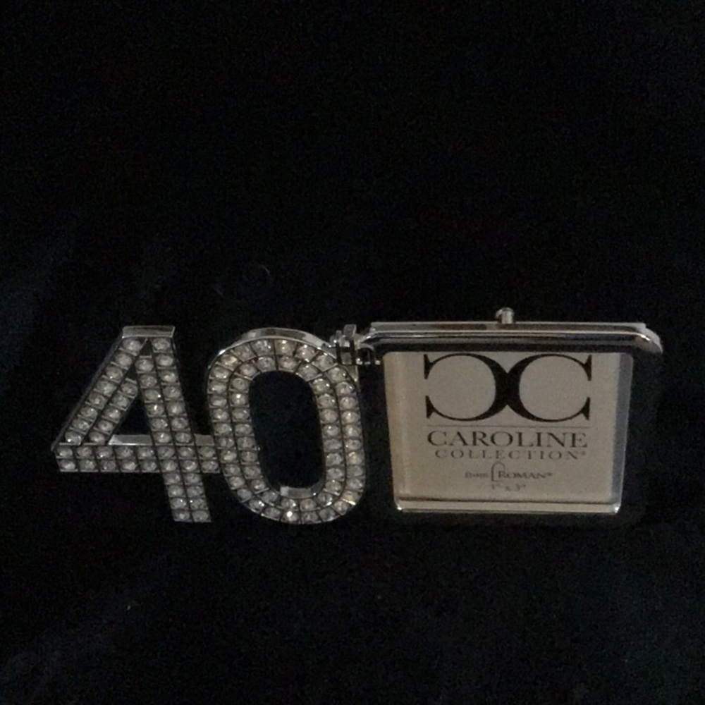 40th Glitzy frame